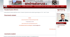 Desktop Screenshot of andrealanza.it