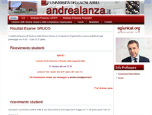 Tablet Screenshot of andrealanza.it